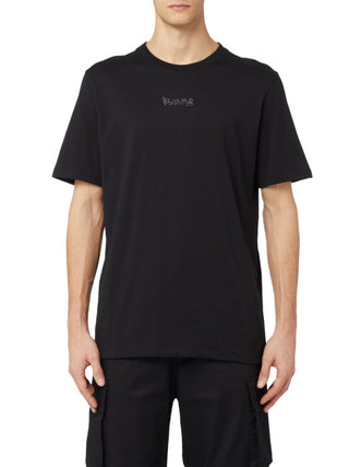 Disclaimer T-shirt manica corta con maxi stampa posteriore nero