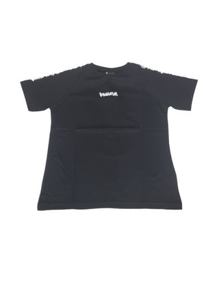 Disclaimer T-shirt manica corta in cotone con stampe nero