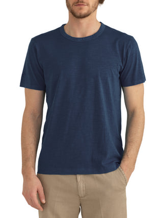 Fred Mello T-shirt manica corta in cotone blu