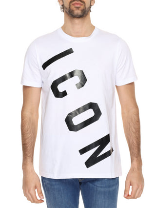 Icon T-shirt a manica corta con logo bianco