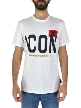 Icon T-shirt maniche corte con logo bianco
