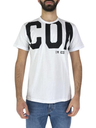 Icon T-shirt a maniche corte con logo bianco