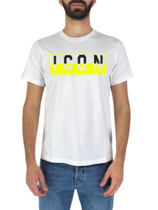 Icon T-shirt in jersey a maniche corte con logo bianco
