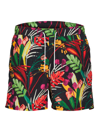 Jack&Jones boxer mare jpstfiji in fantasia floreale neri