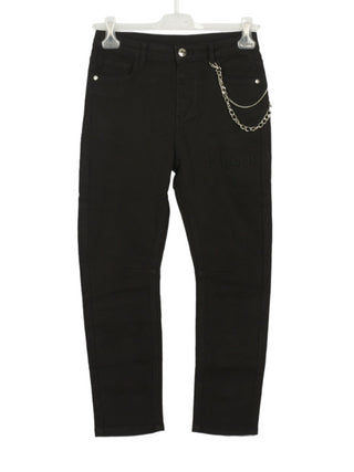 John Richmond jeans Samio slim fit con catenella nero