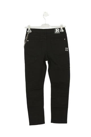 John Richmond jeans Samio slim fit con catenella nero