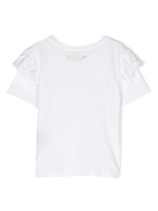 John Richmond T-shirt a maniche corte con logo gioiello