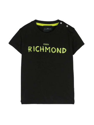 John Richmond T-shirt manica corta Pamiut nero verde