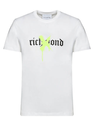 John Richmond T-shirt manica corta Ulsoy con logo bianco