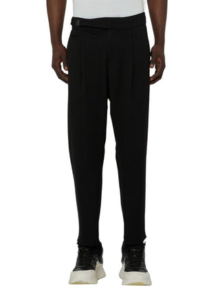 John Richmond pantaloni Racer gamba straight con fibbia nero