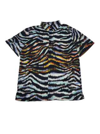 Just Cavalli camicia a manica corta in fantasia multicolor