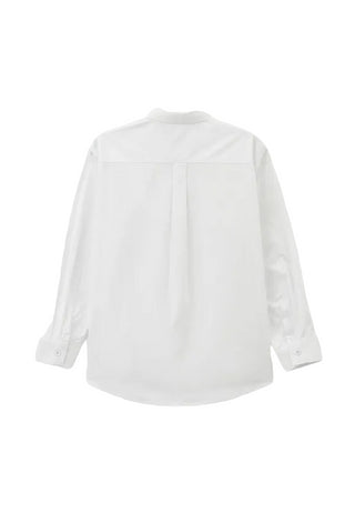 Just Cavalli camicia manica lunga con logo bianco
