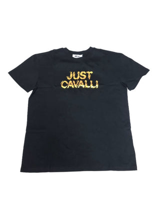 Just Cavalli T-shirt manica corta con logo nero