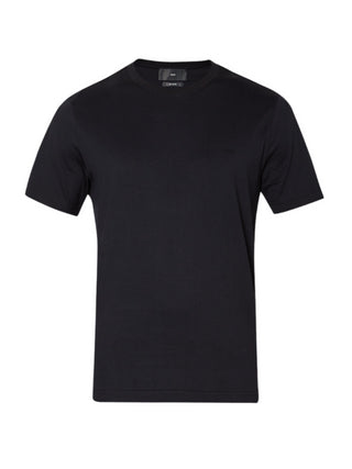 Liu Jo T-shirt manica corta in seta e cotone nero