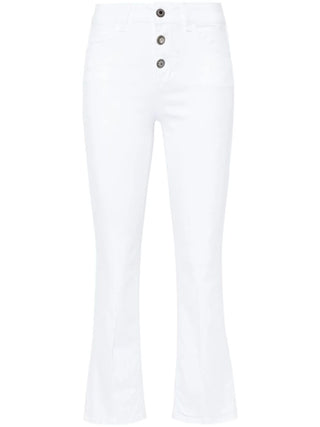 Liu Jo jeans flare in denim stretch bianco