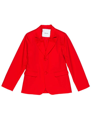 Lulù by Miss Grant giacca blazer monopetto rosso