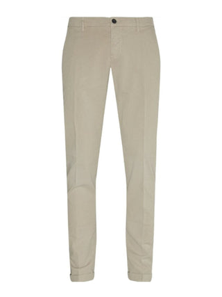 Mason's pantaloni chino slim fit con micro trama beige