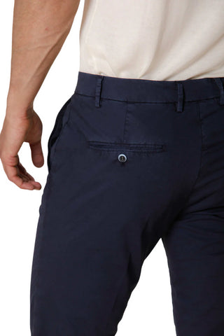 Mason's pantalone chino slim fit blu