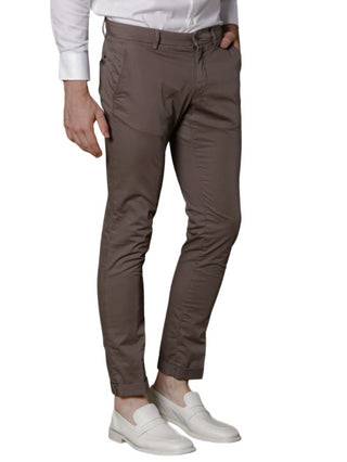 Mason's pantalone chino slim fit marrone