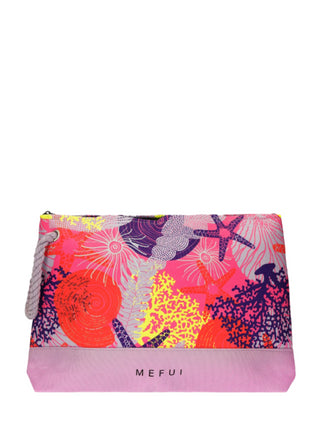 Me Fui pochette mare in fantasia Seashell lilla