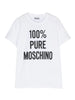 moschino-t-shirt-a-maniche-corte-in-cotone-con-logo-bianco