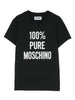 moschino-t-shirt-a-maniche-corte-in-cotone-con-logo-nero