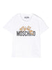 moschino-t-shirt-neonato-a-manica-corta-con-logo-e-orsetti-bianco