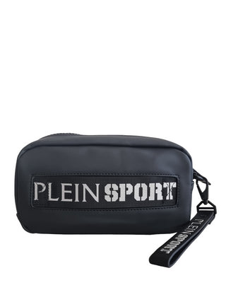 Philipp Plein Sport pochette Boston con logo nero argento