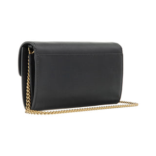 Pinko pochette Love One Wallet in pelle nero oro