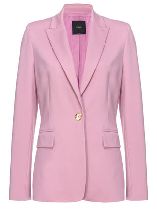 Pinko giacca blazer monopetto Signum rosa