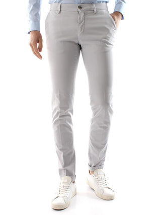 Powell pantaloni chino slim fit grigio chiaro