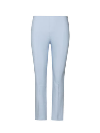 Sandro Ferrone pantaloni in tessuto stretch con gamba slim celeste