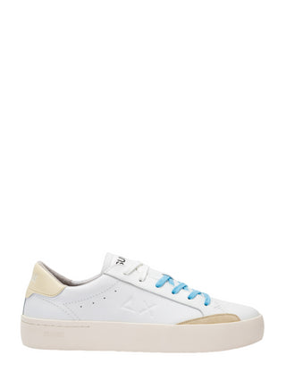 Sun68 sneakers Street Leather in pelle bianco