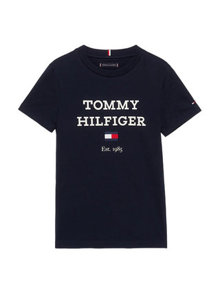 Tommy Hilfiger T-shirt a maniche corte con logo blu