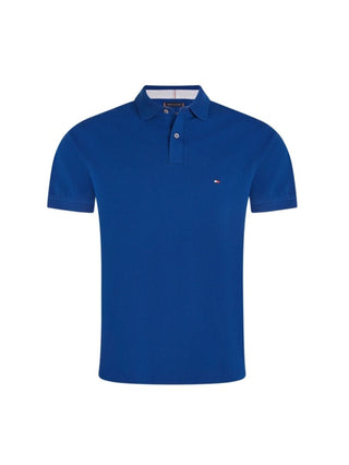 Tommy Hilfiger polo a maniche corte in piquè blu