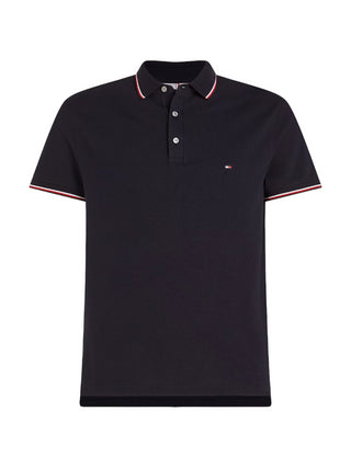 Tommy Hilfiger polo manica corta 1985 slim fit blu