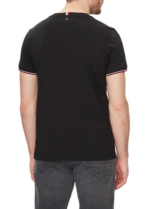 Tommy Hilfiger T-shirt manica corta slim fit nero