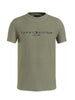 tommy-hilfiger-t-shirt-manica-corta-con-ricamo-logo-verde-militare