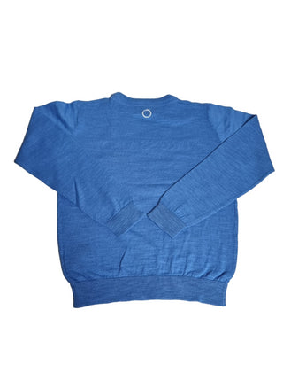 Trussardi maglia Baros con ricamo logo blu
