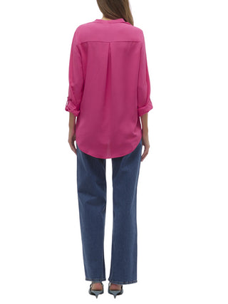 Vero moda blusa maniche lunghe fucsia