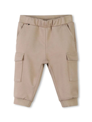 Boss pantaloni cargo con tasconi beige