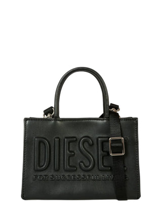 Diesel borsa in ecopelle con logo nero J02529-P8073 T8013 DIESEL 