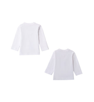 iDo set 2 T-shirt manica lunga con stampa bianco