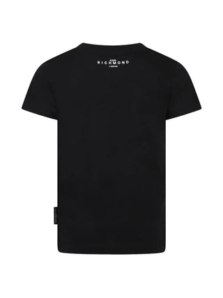 John Richmond T-shirt manica corta Plogus con logo nero