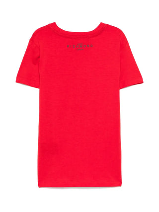 John Richmond T-shirt manica corta Plogus con logo rosso