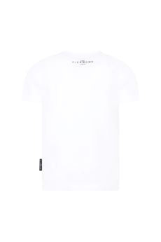 John Richmond T-shirt manica corta Plogus con logo bianco