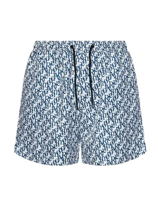 John Richmond boxer mare bambino Lecon in fantasia logata bianco blu UMP26293CO WHITE John RICHMOND