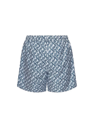 John Richmond boxer mare bambino Lecon in fantasia logata bianco blu UMP26293CO WHITE John RICHMOND 