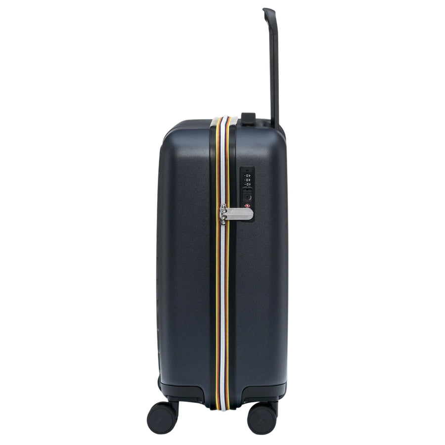 K-way trolley unisex Eudoxie rigido con logo blu