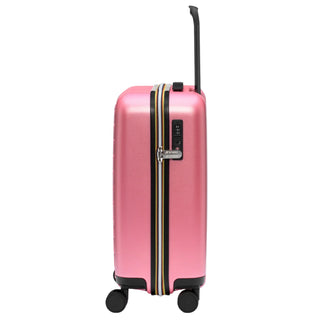 K-way trolley unisex Eudoxie rigido con logo rosa K4125ZW Q28 K-WAY 